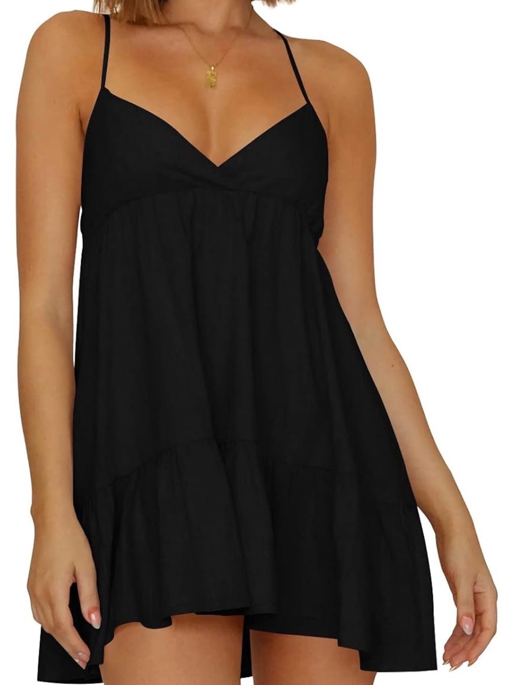 NWOT Black Sundress